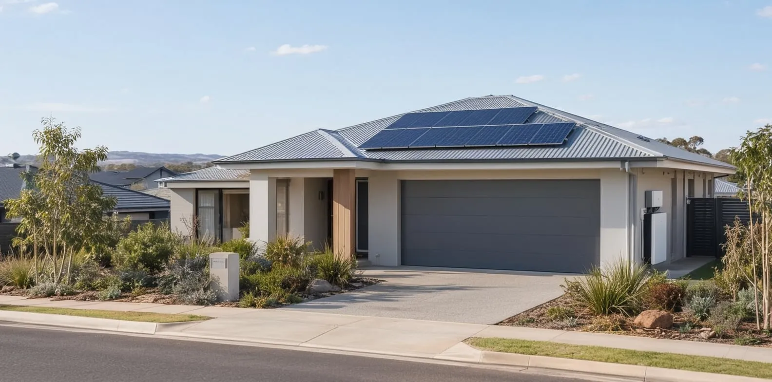 Solar and battery uptake in new Australian homes